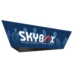 Tapered Triangle Single Sided Hanging Banner Tapered Triangle Single Sided Hanging Banner