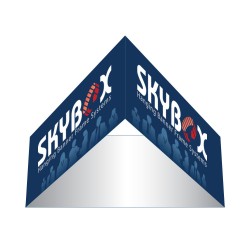 Triangle Single Sided Hanging Banner Triangle Single Sided Hanging Banner