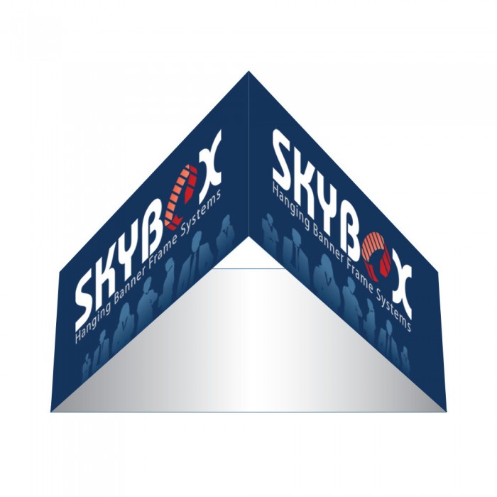 Triangle Single Sided Hanging Banner Triangle Single Sided Hanging Banner