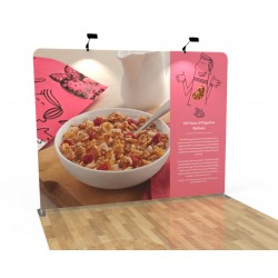 10 ft. Straight Stretch Fabric Trade Show Display – Print and Frame Package 10 ft. Straight Stretch Fabric Trade Show Display – Print and Frame Package