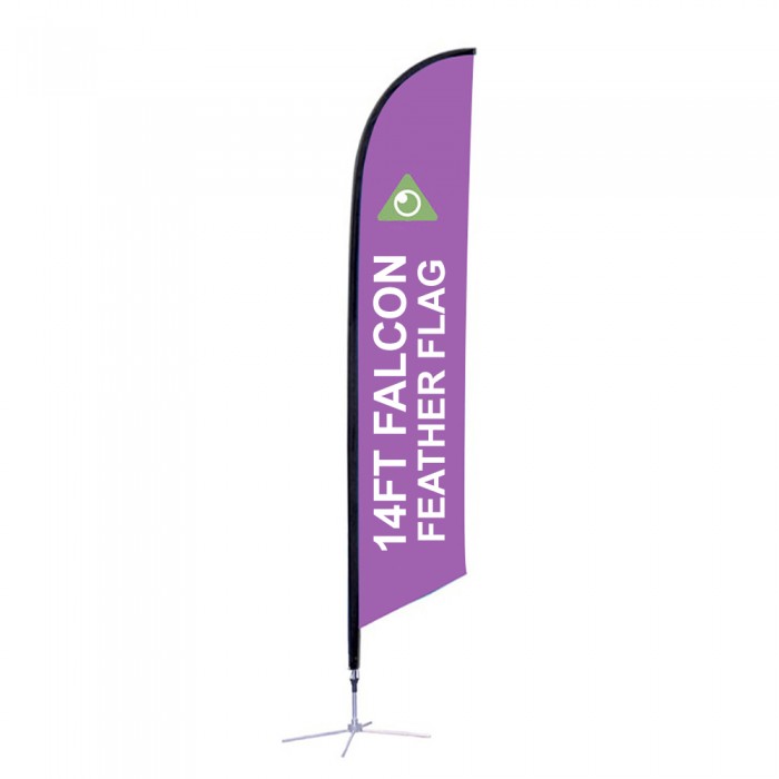 14Ft. Feather Angled Flag – Print and Stand 14Ft. Feather Angled Flag – Print and Stand