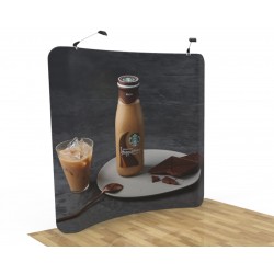 8 ft. EZ Tube Curve Trade Show Display – Curve Graphic Package 8 ft. EZ Tube Curve Trade Show Display – Curve Graphic Package