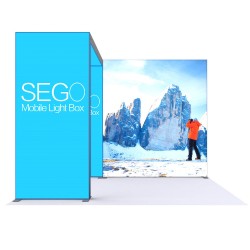 SEGO 10ft x 10ft. Lightbox Modular Display Double Sided