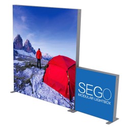 SEGO 10ft x 10ft. Lightbox Modular Display Double Sided Conf. D