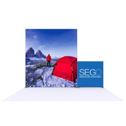 SEGO 10ft x 10ft. Lightbox Modular Display Double Sided Conf. D